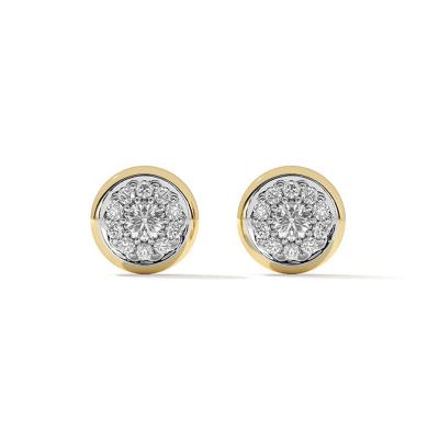 18K Gold Plated Piercing Stud Earrings