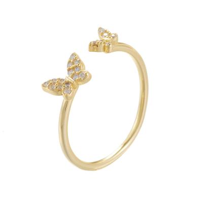 Butterfly Open Band Ring 