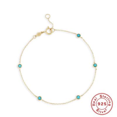 Classic Five Turquoise Bracelet