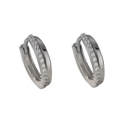 Double Layered Micro Pave Stud Earrings