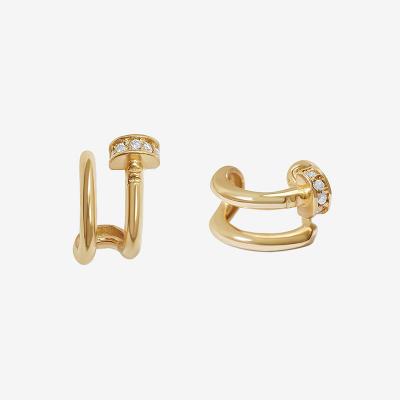 Lock Zircon Ear Cuff 