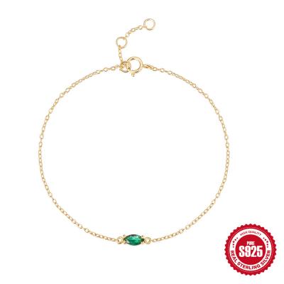 Marquise Emerald Bracelet