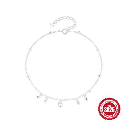 Summer Silver Anklet