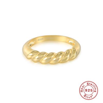 Twisted Dome Rope Ring