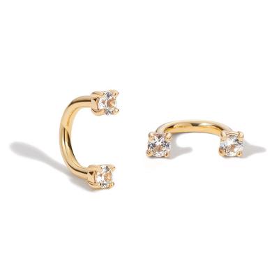 U shape earring cuff